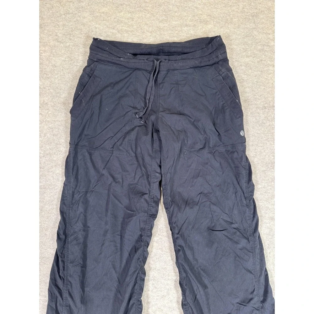 lululemon athletica Black Wide-Leg Track Pants
